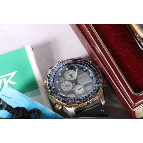 609B - Selection of Citizen and other gents wristwatches etc.