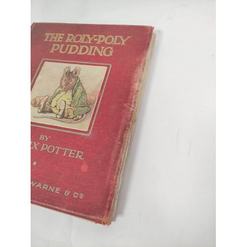 99 - POTTER BEATRIX.  The Roly-Poly Pudding. Illus. Complete but in poor cond., damp staining & tendi... 