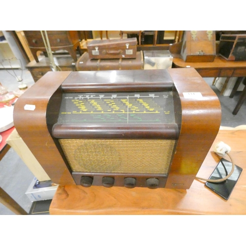 114 - Vintage Marconiphone radio.