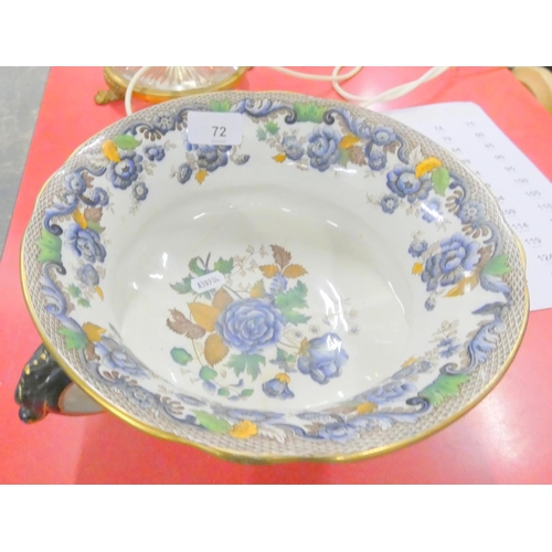 72 - Large Copeland Spode, centrepiece table bowl.