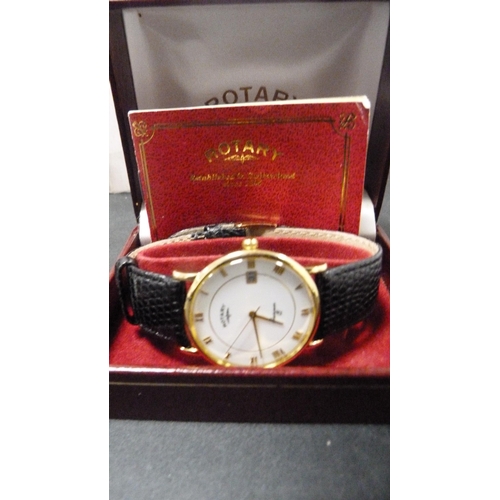 241 - Group of curios and watches to include boxed Rotary wristwatch and Avia wristwatch, silver medal fob... 