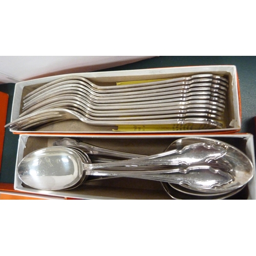 247 - Quantity of boxed cutlery and flatware by Cooper Brothers & Sons, Sheffield.