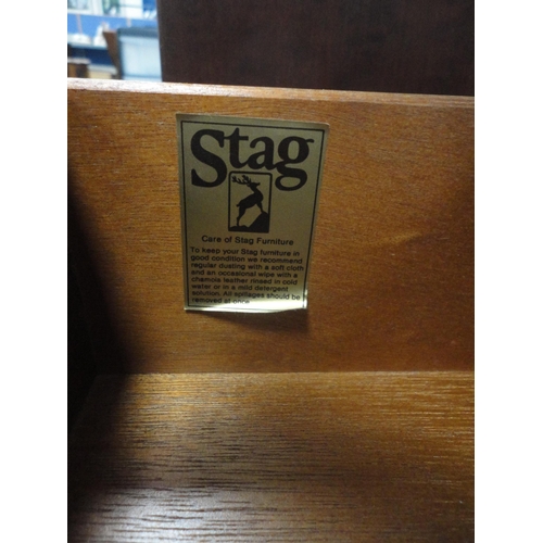 313 - Stag minstrel composite four-piece bedroom suite.