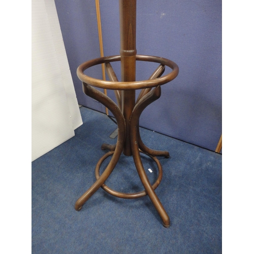 352 - Bentwood hat and coat stand.