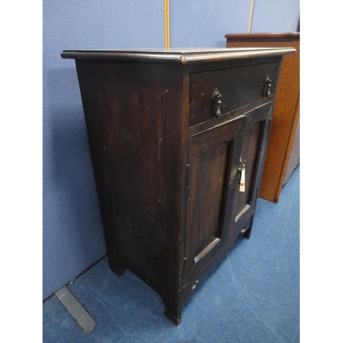 353 - Arts & Crafts cupboard of small form, c. 1930s.