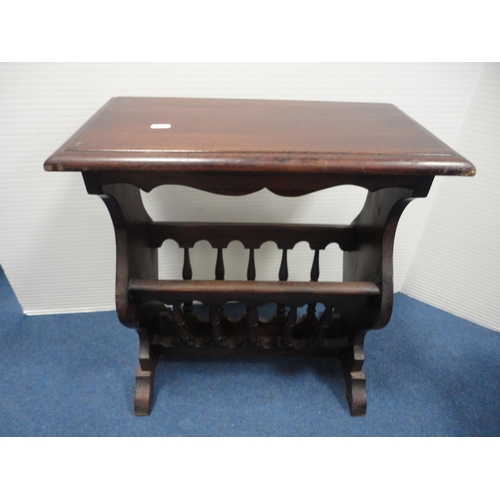 355 - Group of occasional furniture to include tripod table, wine tables, penwork stool, magazine rack etc... 