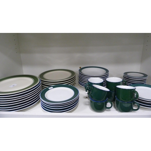 86 - Rayware part breakfast set and other dinner plates (one shelf).