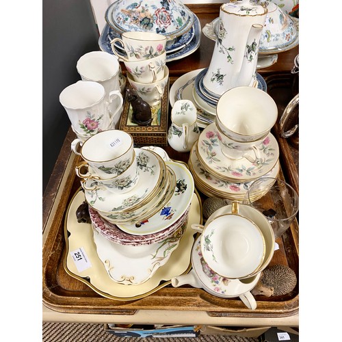 251 - Collection of various tea ware, Hammersley coffee set etc