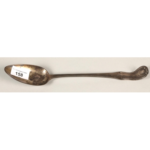 158 - Georgian silver kings pattern table spoon Edinburgh 1819