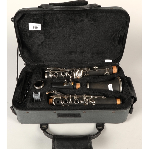 289 - Artemis hardwood Clarinet in box