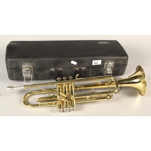 292 - Jupiter JTR-300 trumpet in case 