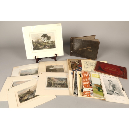 304 - Quantity of assorted vintage postcards, photographs and prints