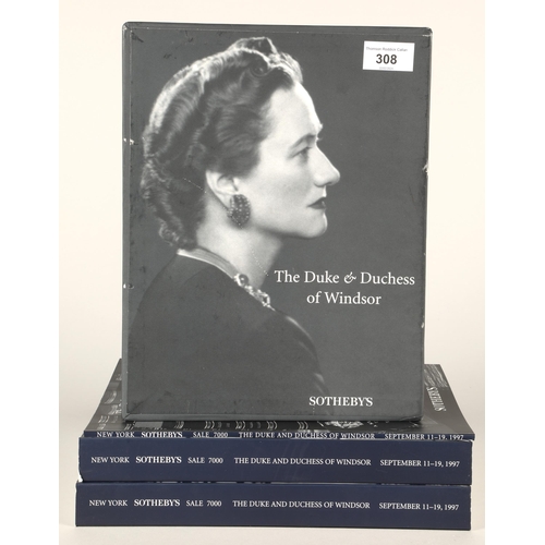 308 - Sotheby's catalogue, 'The Duke and Duchess of Windsor Sale 1997'