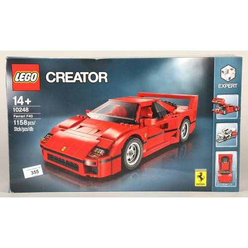 355 - Boxed Lego Ferrari