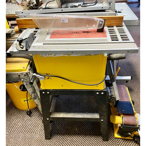 481 - Perform MJ10250F Table Saw