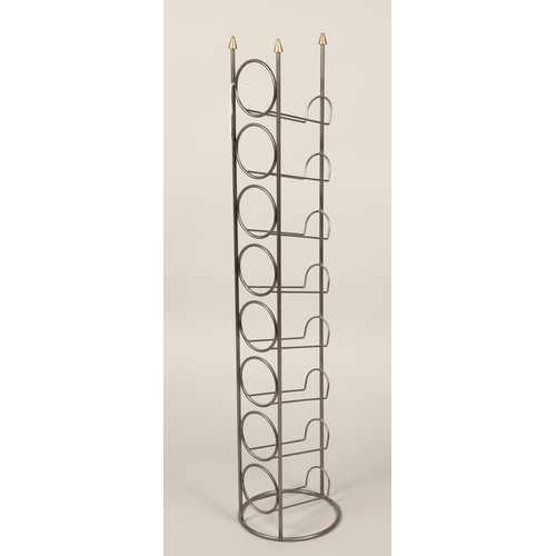 491 - Eight-tier wine rack