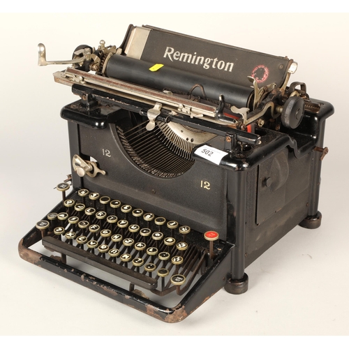 502 - Remington typewriter, no. Z129915