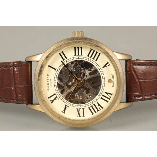 117 - Identity, London gents wristwatch, Sewor, gents wristwatch, (2)