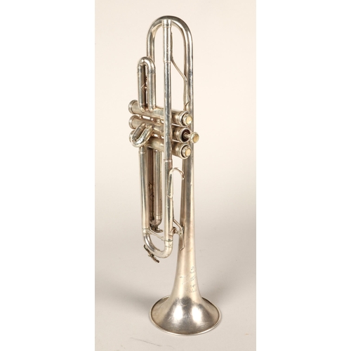 357 - Besson trumpet in case.,seriel number 523853