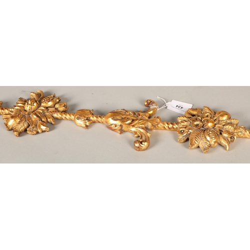 434 - Ornate decorative wall ornament, 134cm height