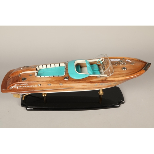 512 - Riva Super Aquarama model boat