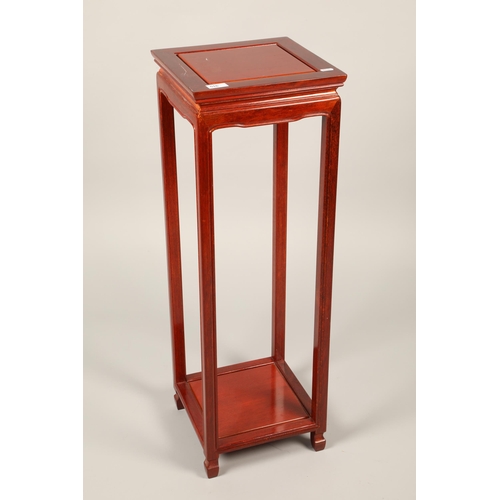 516 - Cherrywood jardiniere stand, 92cm height