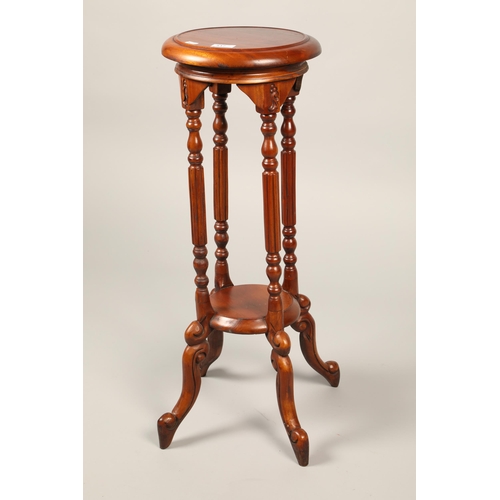 517 - Hardwood jardiniere stand, 77cm height