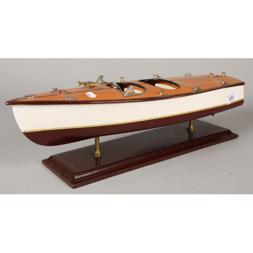 533 - Boat model, possibly Riva