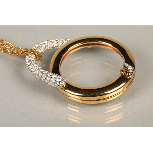 99 - Swarovski Chain with magnifying glass