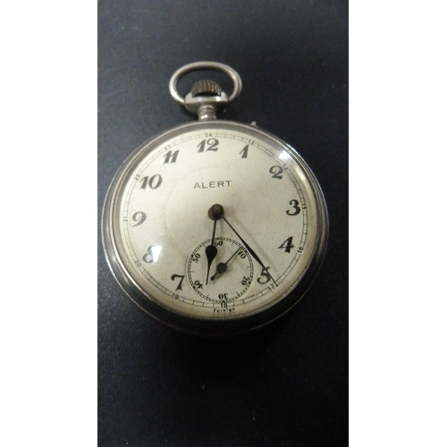 234 - Bag of metal-cased pocket watches and movements, to include examples by Westclox and Ingersoll.  (7)