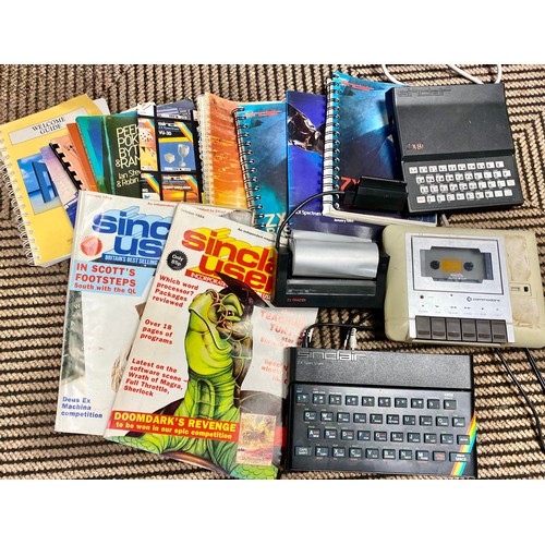 378 - Sinclair ZX Spectrum, Sinclair ZX 81, related accessories and magazines, etc