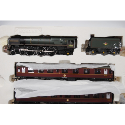 275 - Hornby Heritage Rail Express, boxed, enclosing BR-4-6-2 standard class 8P 'Duke of Gloucester' locom... 