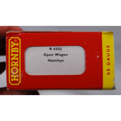 280 - Group of Hornby OO gauge wagons, van and tender to include R.222 Kelloggs closed van, R.227 Shell ta... 