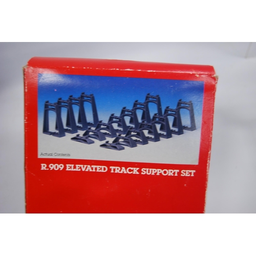 281 - Group of Hornby OO gauge railway accessories and track to include R8084 Trakmat accessories pack, R.... 