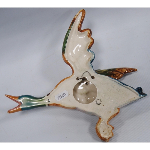 223 - Set of three Beswick graduated flying ducks, no. 5961, 5962 and 5963, drilled holes to the reverse f... 