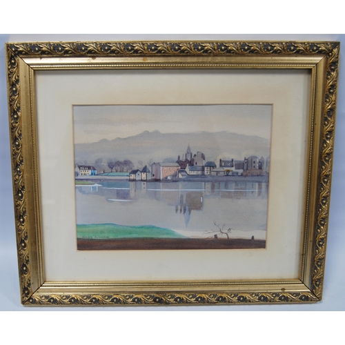 359 - William Miles Johnston (Scottish, 1893 - 1974)KirkcudbrightSigned, watercolour, 20cm x 26.5cm. ... 