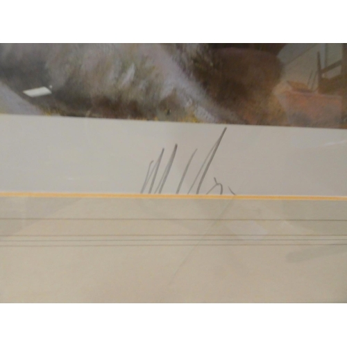 225 - Limited edition no23 of 850 Mark Cawston pencil, signed print of Spaniels.