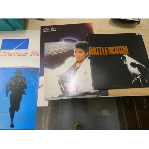 228 - Various LP records to include Michael Jackson, Chris Rea, U2 etc.