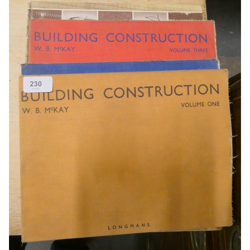 230 - Four construction books by Longmans.