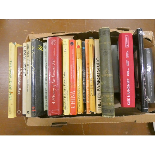 276 - Large box of art reference books.