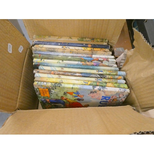 281 - Box of Rupert Annuals.