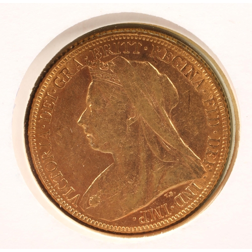 128 - Victorian gold sovereign with limited edition envelope 