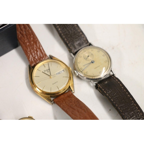 578 - Vintage gents and ladies wristwatches including Pulsar, Citizen, Rotary etc.