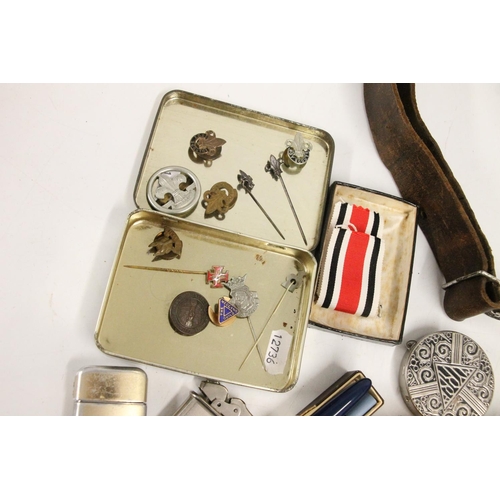 610 - Special Constabulary long service medal awarded to John C. Marr,  a Boy Scout belt and buckle, Boy S... 