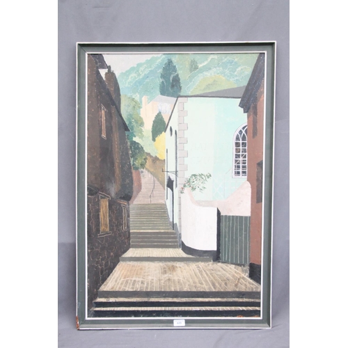 449 - T G WOOD, Baptist Church, oil painting on board, signed and dated '65 lower right, 91cm x 60cm, fram... 