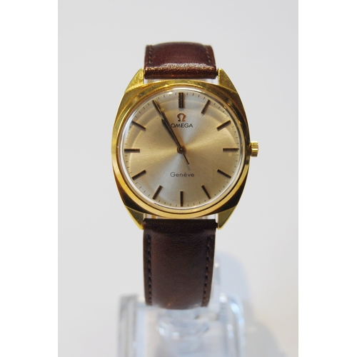 180 - Gent's Omega 18ct gold watch, calibre 601, no. 31275477.