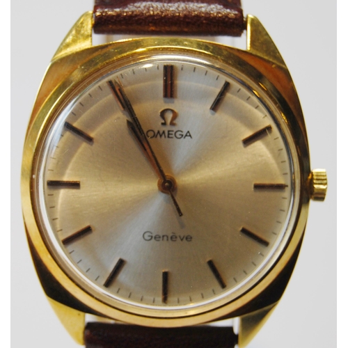 180 - Gent's Omega 18ct gold watch, calibre 601, no. 31275477.