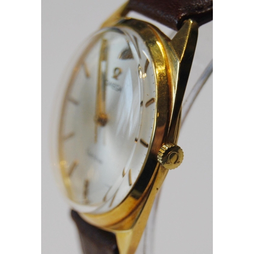 180 - Gent's Omega 18ct gold watch, calibre 601, no. 31275477.