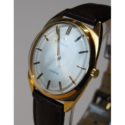 180 - Gent's Omega 18ct gold watch, calibre 601, no. 31275477.