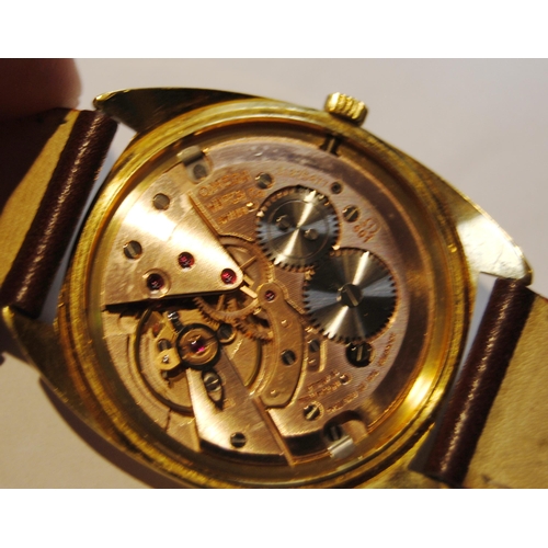 180 - Gent's Omega 18ct gold watch, calibre 601, no. 31275477.